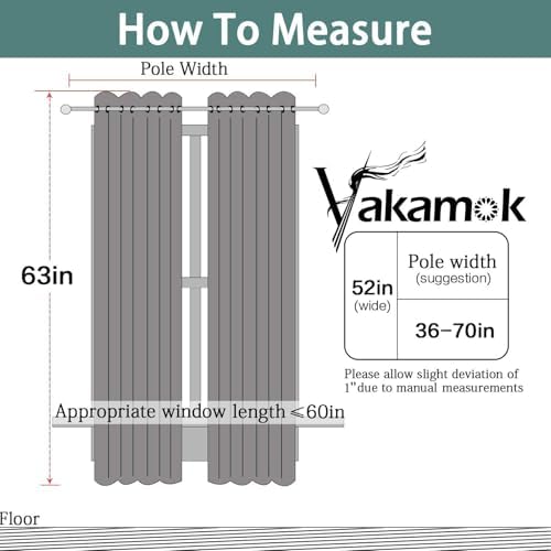 Yakamok Pine Tree Green 100% Blackout Curtains 63 Inches Long 52" Wide - Image 2