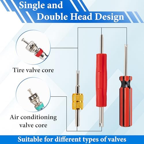 BFXM 6 Pcs Valve Stem Removal Tool, Valve Core Removal Tool - Image 3