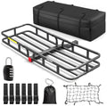 Forluck 53" x 19" x 5" Hitch Mount Cargo Carrier, 500 lbs Capacity Heavy Duty by Forluck