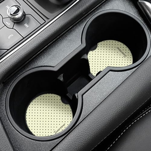 Cute Fashion Polka Dot Car Coasters 2 Pack - Image 2