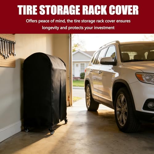Tire Rack Cover, All-Protection Thickened 420D Oxford Fabric, Waterproof - Image 6