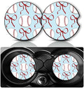 2Pack Baseball Car Cup Holder Coaster Neoprene Car Coasters by YGQZYYQ