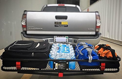 MaxxHaul 70103 500 lb. Capacity Steel Hitch Mount Folding Cargo Carrier Mesh - Image 7