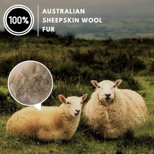Andalus Brands Luxury Fluffy Car Steering Wheel Covers – Genuine Merino - Image 3