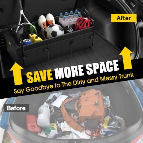 MIKKUPPA Trunk Organizer for SUV - 100L Collapsible Car Organizer - Image 5