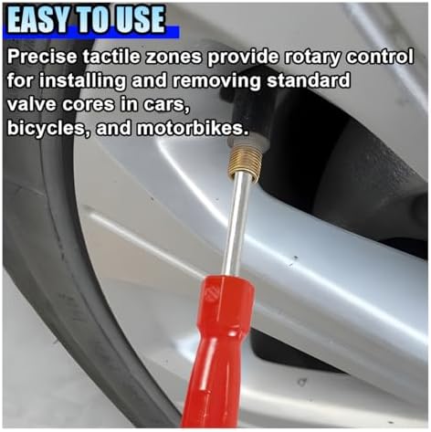 5PCS Valve Core Removal Tool, Single Head Car Tire Valve Stem Tool - Image 3