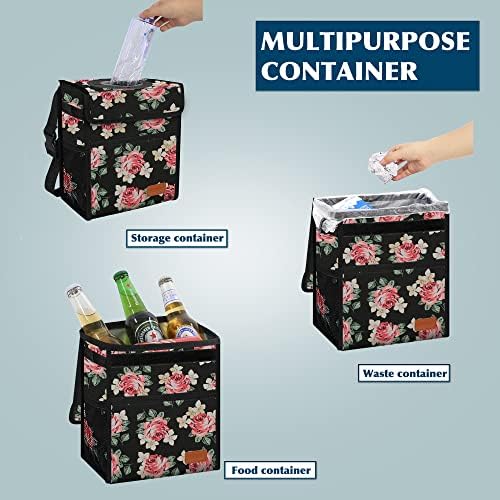 Femuar Car Trash Can Leak Proof Car Trash Bag Waterproof Car Garbage Can - Image 3