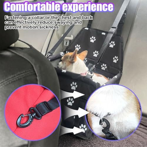 Pet Car Seat, Waterproof Oxford Dog Car Booster Seats - Image 5