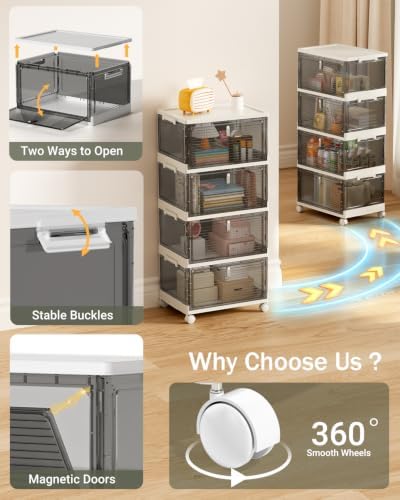 23QT Stackable Storage Bins - Image 6