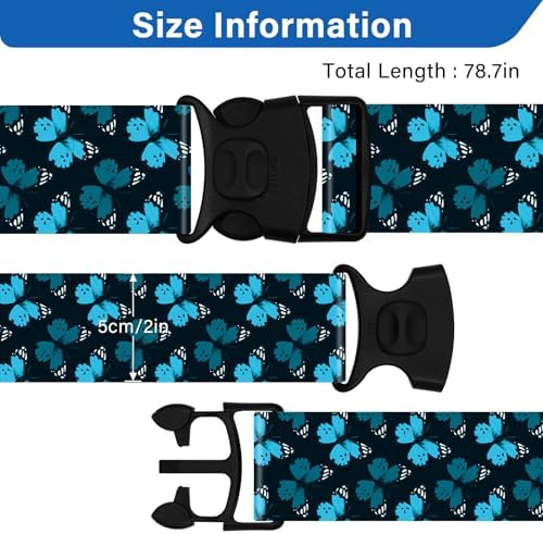 2 Pack Luggage Straps for Suitcases, Adjustable Travel Belt - Image 3