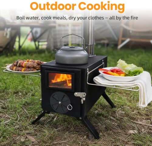 Wood Burning Stove, Portable Camping Stove - Image 3