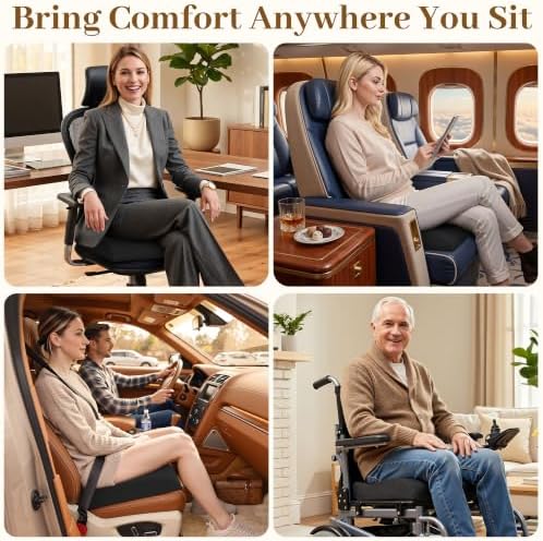 TranquilRelax XL Memory Foam Seat Cushion - Image 5