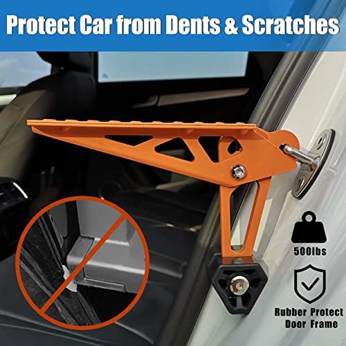 TOOENJOY Universal Fit Car Door Step, Foldable Roof Rack Door Step Up on Door - Image 4
