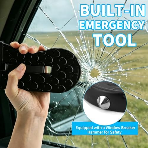 Car Door Step for Roof Access, Foldable Vehicle Door Latch Step - Image 5