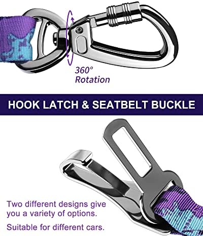 Hotsky Dog Seat Belt, Adjustable Safety Seatbelt 3-in-1 Car Harness - Image 3