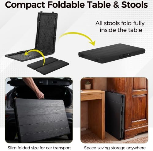 ZENY Folding Picnic Table Set - Image 6