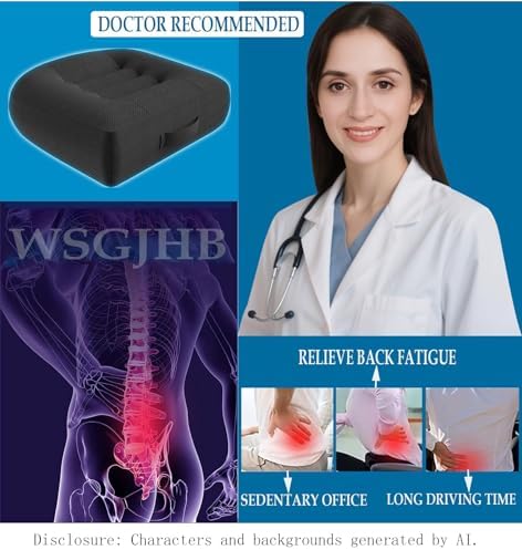 WSGJHB Car Booster Seat Cushion Posture Cushion - Image 4