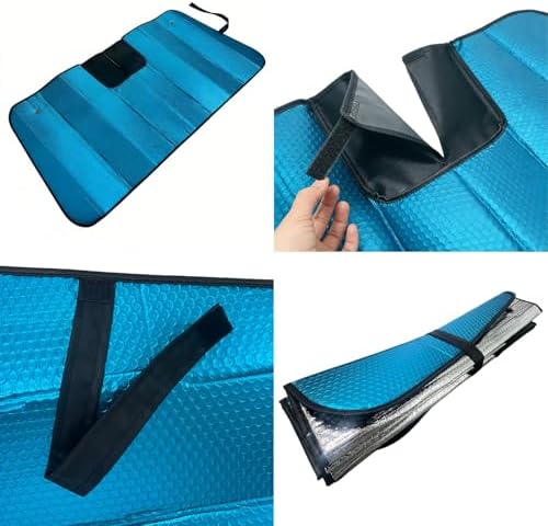 GWUSKDT Car Windshield Sunshade-Thicken 5-Layer Bubble Block Heat and Sun UV - Image 4