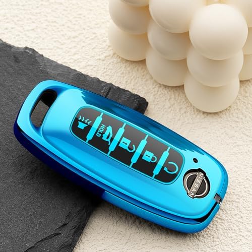 for Nissan Key Fob Cover 2026 2025 2024 2023 Car Key Case 5 Buttons Rogue - Image 2