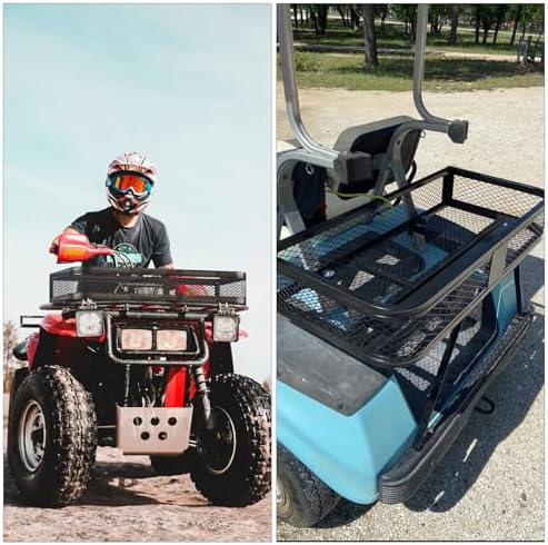 Nilight ATV Front Cargo Basket, Heavy Duty ATV Storage Cargo Box Attachments - Image 3