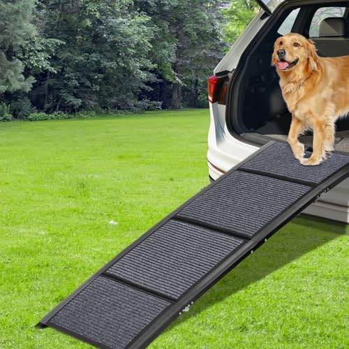 GaliGali Dog Ramp for Car, Portable Folding Pet Stair 71" Long&19.7" Wide - Image 6