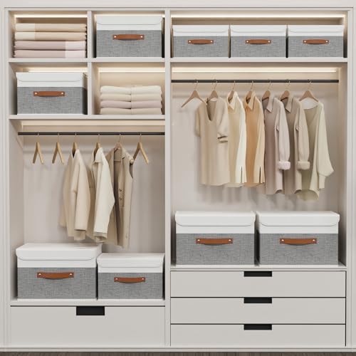 Yawinhe Collapsible Storage Bins, 13.0x9.0x7.9in - Image 2