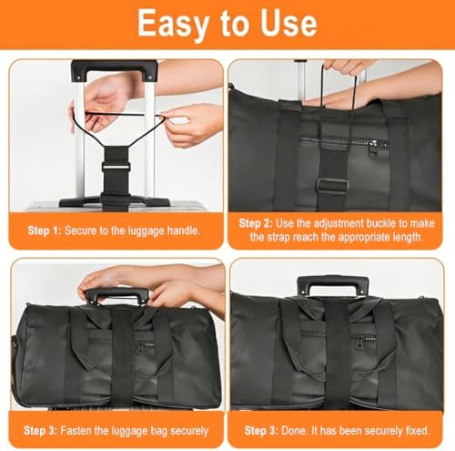 Luggage Strap Set, Adjustable Multi Use Luggage Connector Straps - Image 4