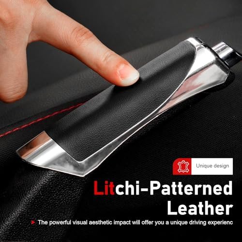 Car Handbrake Cover, ABS Anti-scratch Electroplating Decor Protective Cover - Image 7