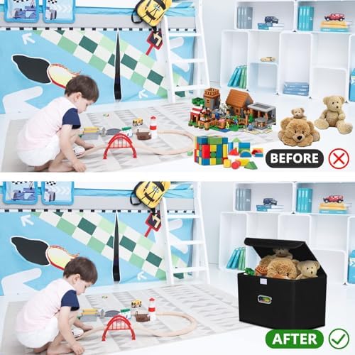 STOREONE Fabric Storage Cube Bins Foldable Organizer Container Collapsible - Image 4