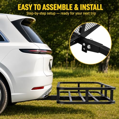 Hitch Cargo Carrier, 500 Lbs Capacity - Image 7