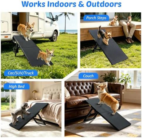 Dog Ramp for Car SUV, Adjustable Pet Ramp - Image 7