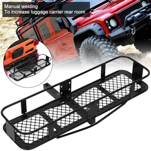 1/10 RC Crawler Back Hitch Cargo Carrier Luggage Basket, 2.2lb Capacity - Image 4