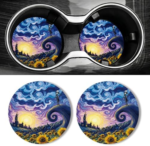 WOCOCN Car Coasters for Cup Holders by WOCOCN