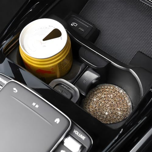 Zpana Bling Car Cup Holder Coaster, Shockproof Auto Interior Decorative Coasters - Image 5