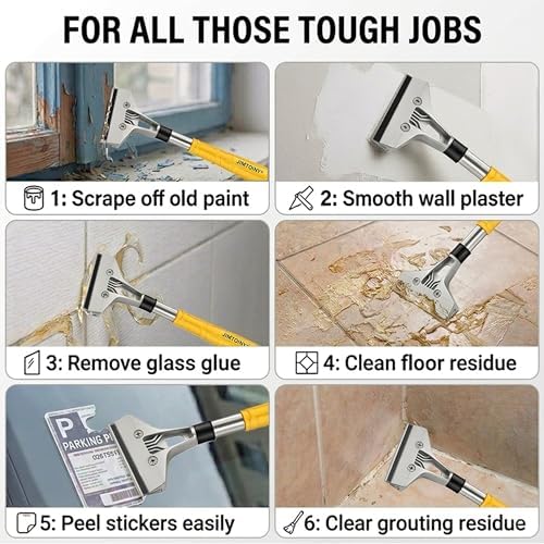 30 Pack 4 Inch Scraper Blades, High-Carbon Steel, - Image 5