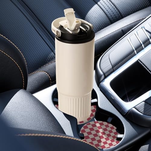 2 Pack Car Coasters for Cup Holders, Cute Car Accessories Interior - Image 5
