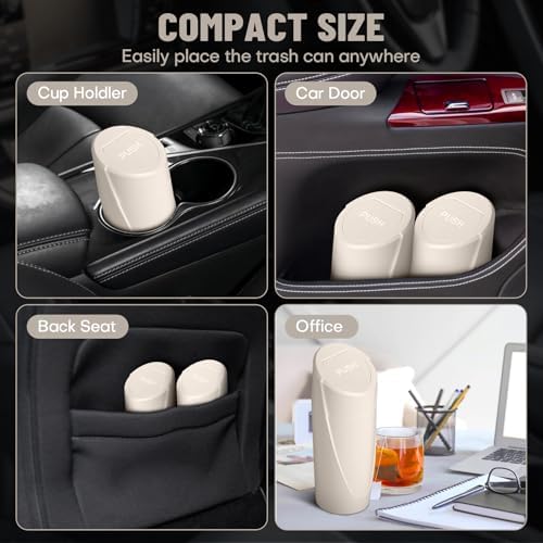 Car Trash Can Bin with Lid - Image 3