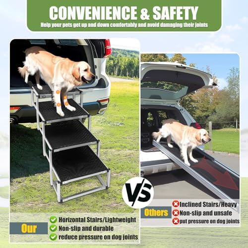 Foldable Dog Stairs with Non-Slip Surface - Image 4
