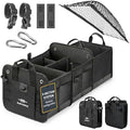 Large Car Trunk Organizer, Modular & Collapsible, 3 Compartment XL by DURABLEZ