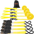 1" x 12' Heavy Duty Ratchet Straps by Unknown