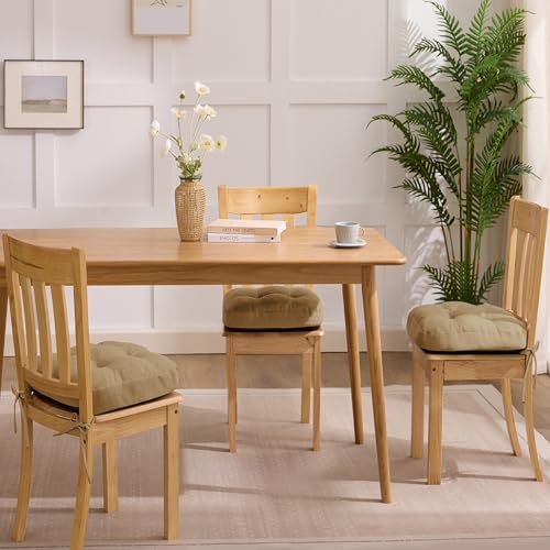 IASEAHK Memory Foam Dining Chair Cushions, 16.5"x16.5"x3.5" - Image 7