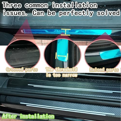 Door sill Protector, Door sill Scratch Protection（9PC red） - Image 6