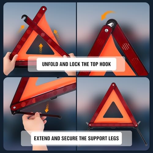 XOOL Warning Triangle, Emergency Warning Triangles - Image 6