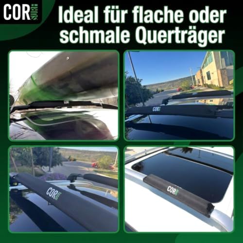 COR Surf Aero Roof Rack Pads, No-Scratch Tie Down Straps, 28in Narrow 10ft - Image 5