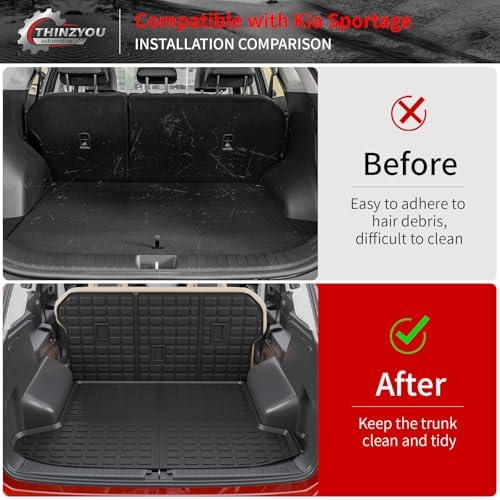 Cargo Mat & Backrest Mats for 2023-2026 Kia Sportage Accessories - Image 3