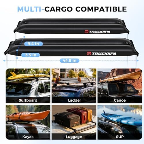 Truckiipa Universal Soft Roof Rack Pads, Inflatable Roof Racks - Image 4