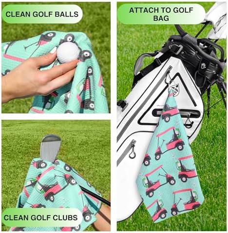 Microfiber Golf Towels for Golf Bags & Carts - Image 2