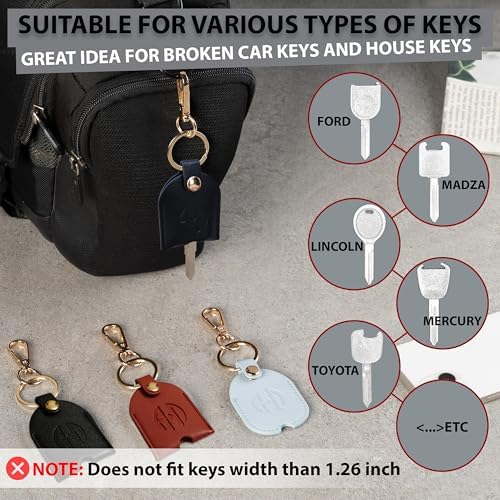 Leather Key Sleeve for Broken Car Key Loop Replacement - Image 6