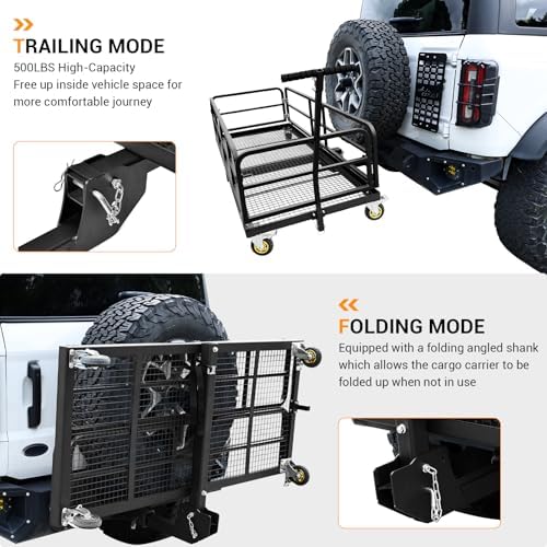 Heavy Duty Hitch Mount Cargo Carrier - Image 3