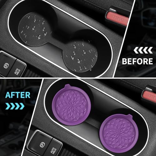 ME.FAN Car Cup Coasters Silicone Cars Coasters - Image 5